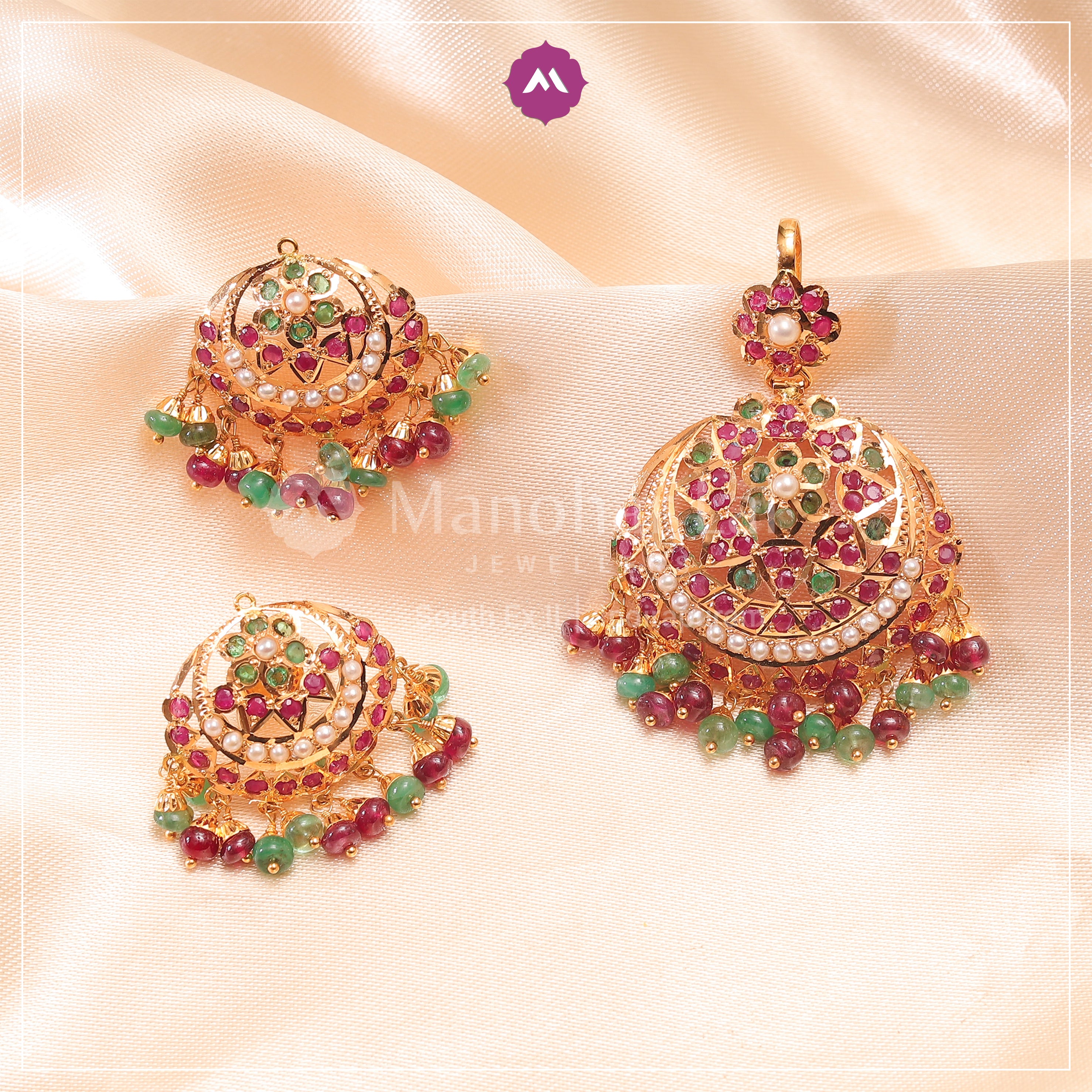 Gold Pendant Set MLJ-932