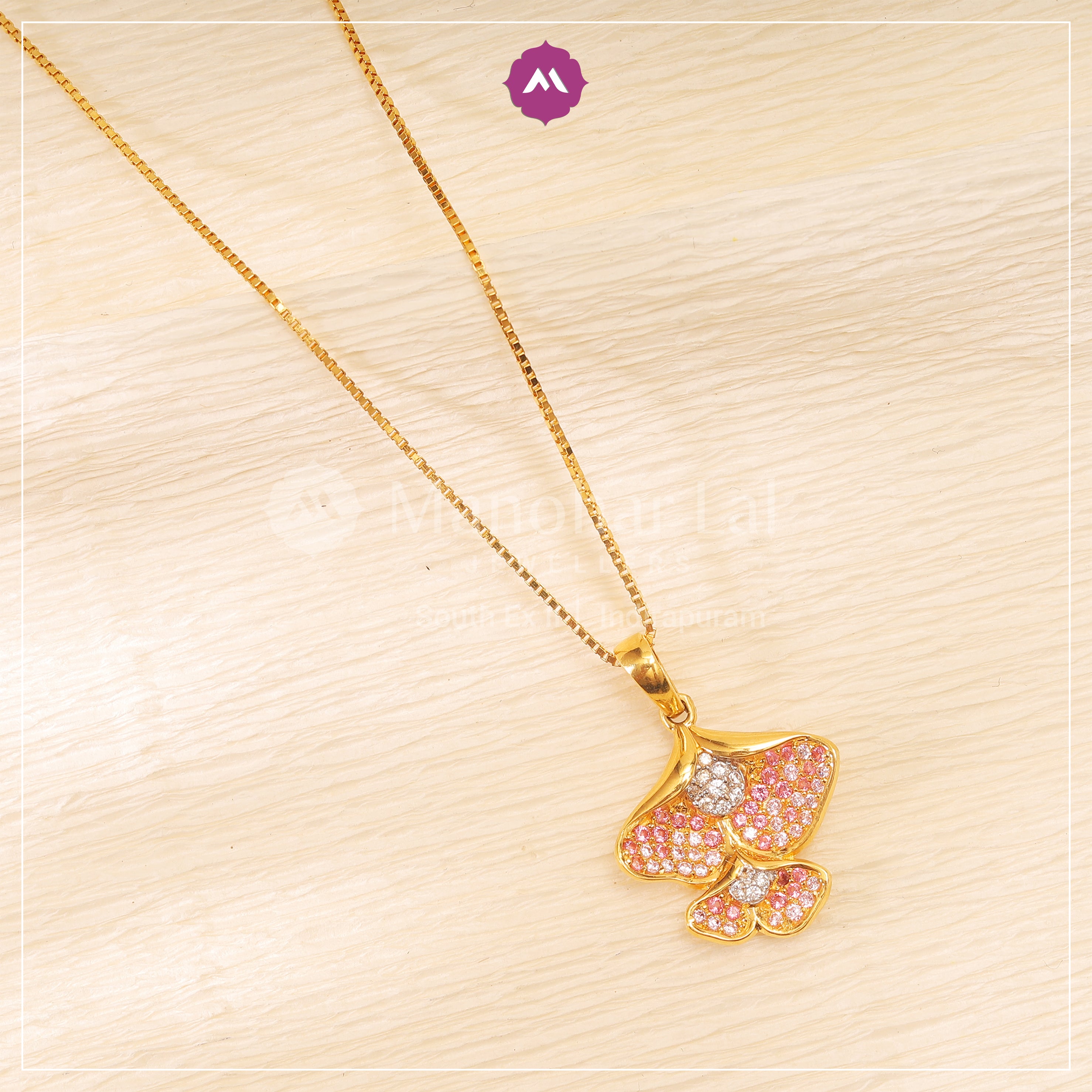 Gold Pendant Set MLJ-936