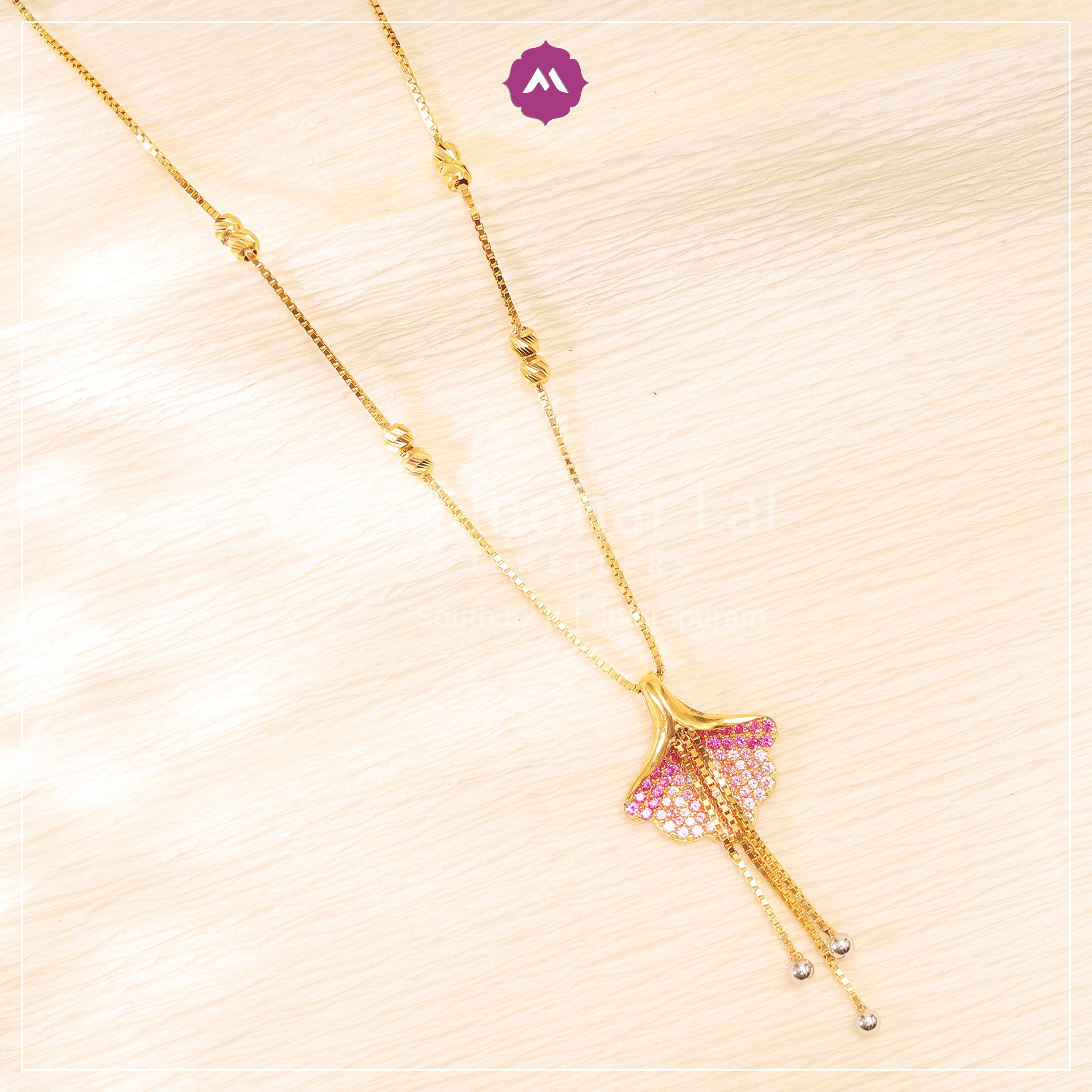Gold Pendant Set MLJ-937