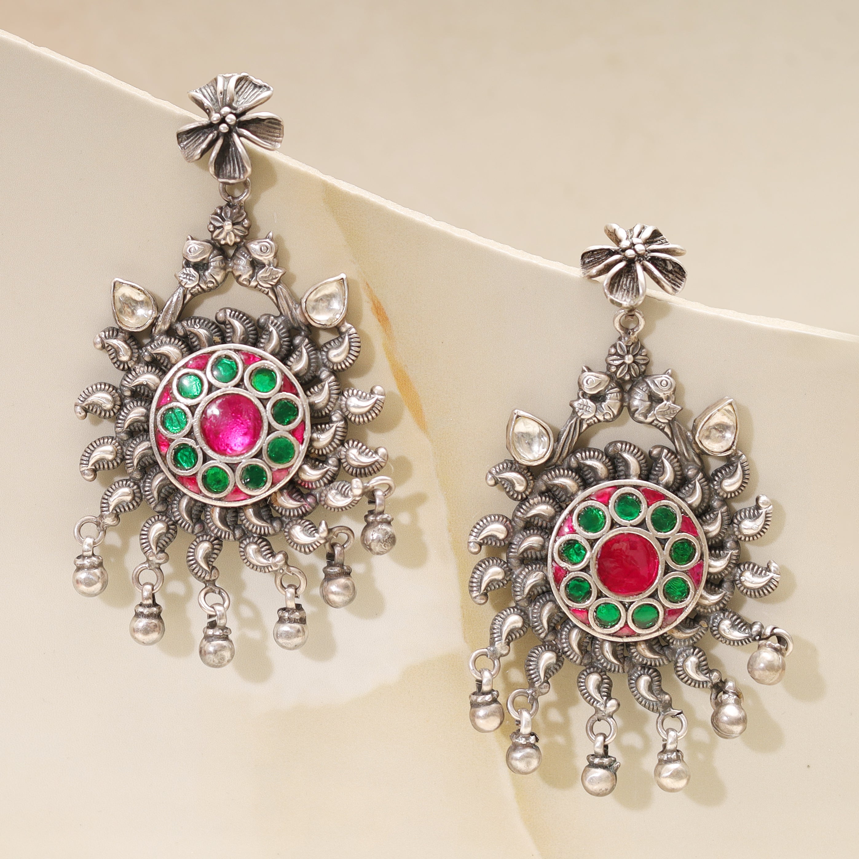 Silver Earrings MLJ-867