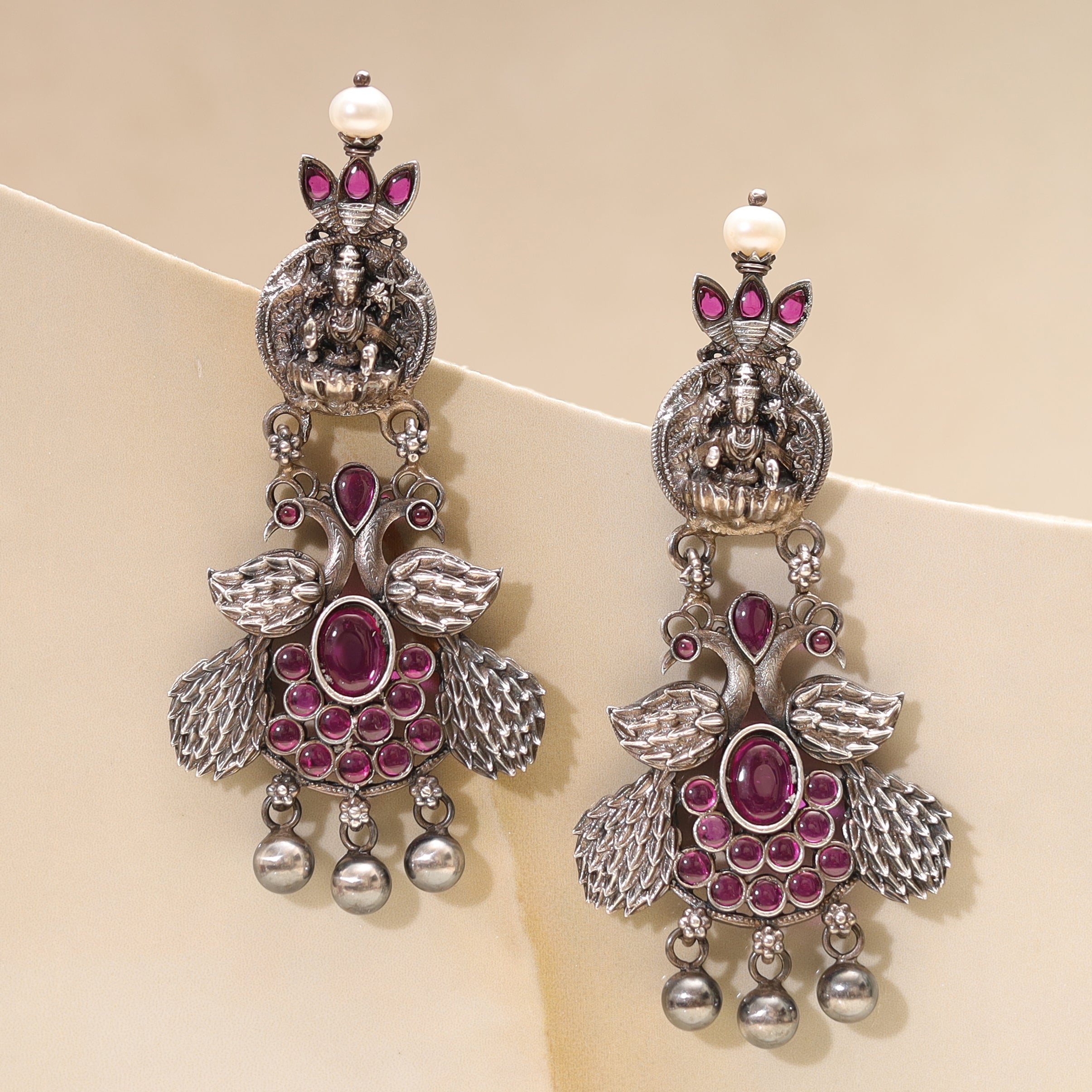 Silver Earrings MLJ-853
