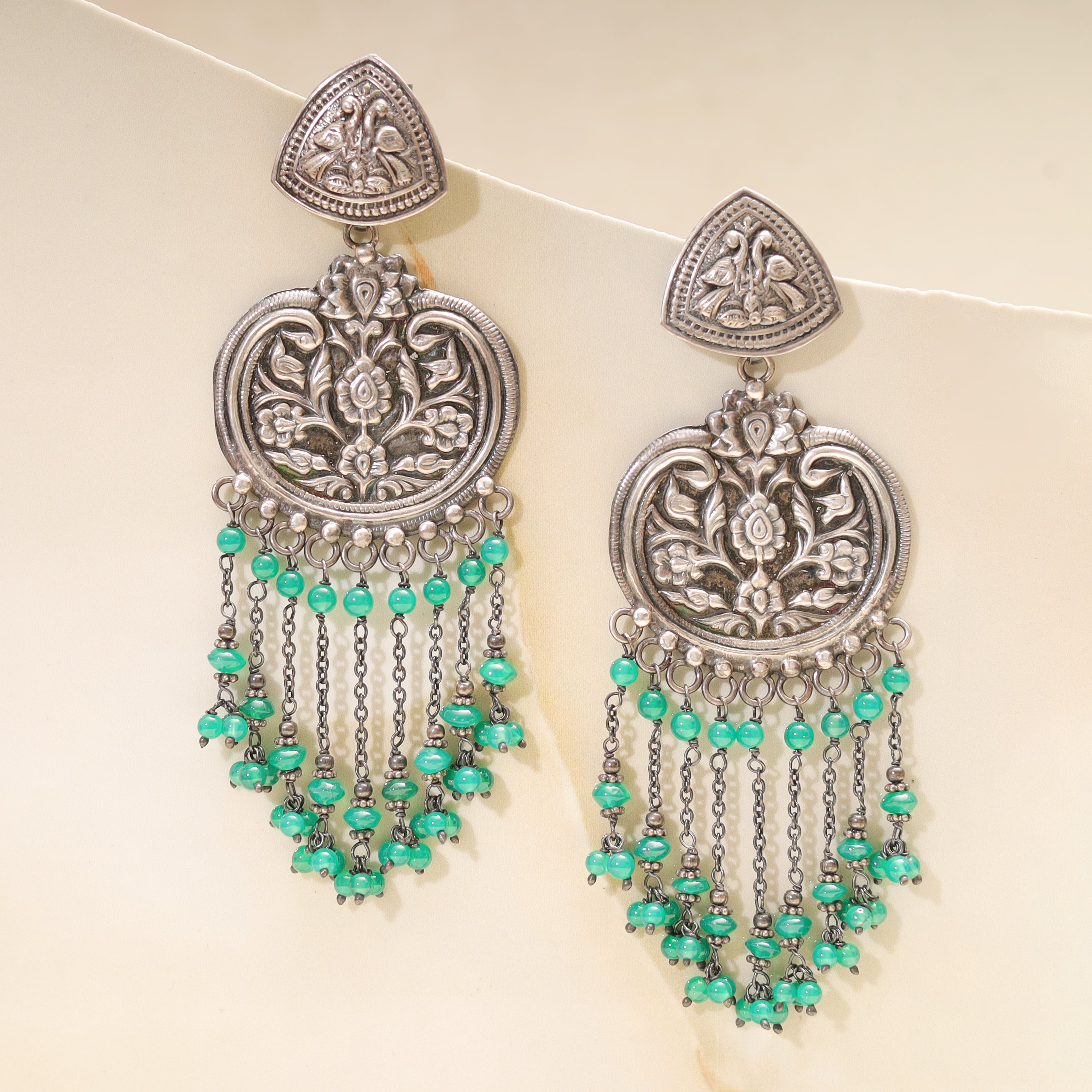 Silver Earrings MLJ-855