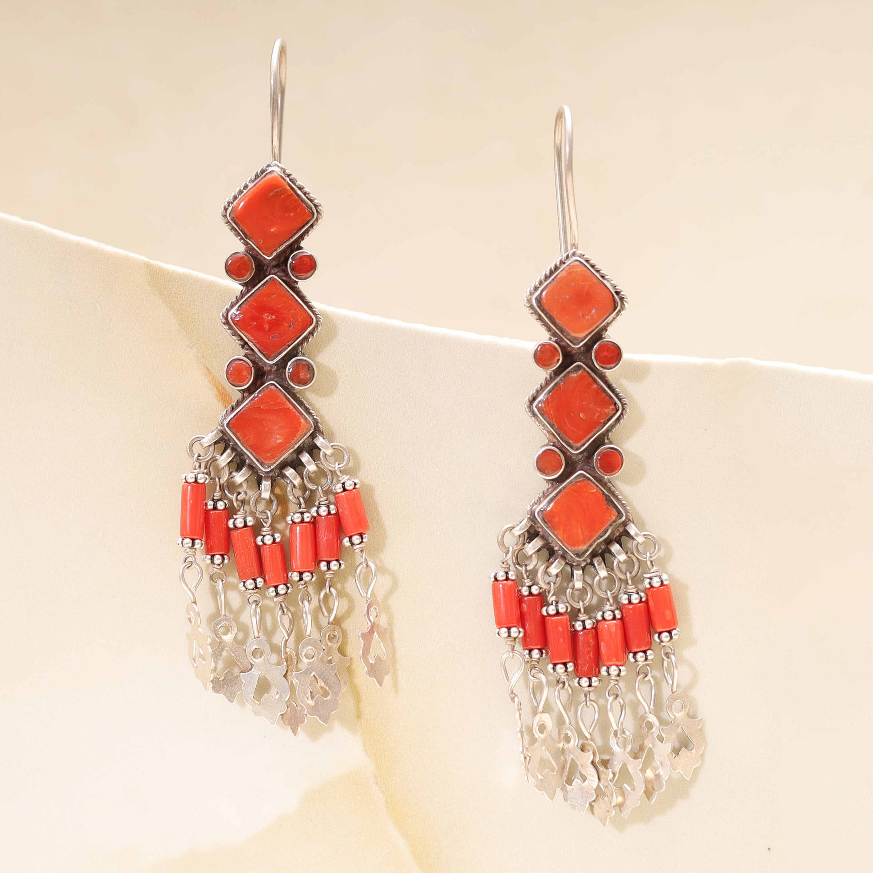 Silver Earrings MLJ-857