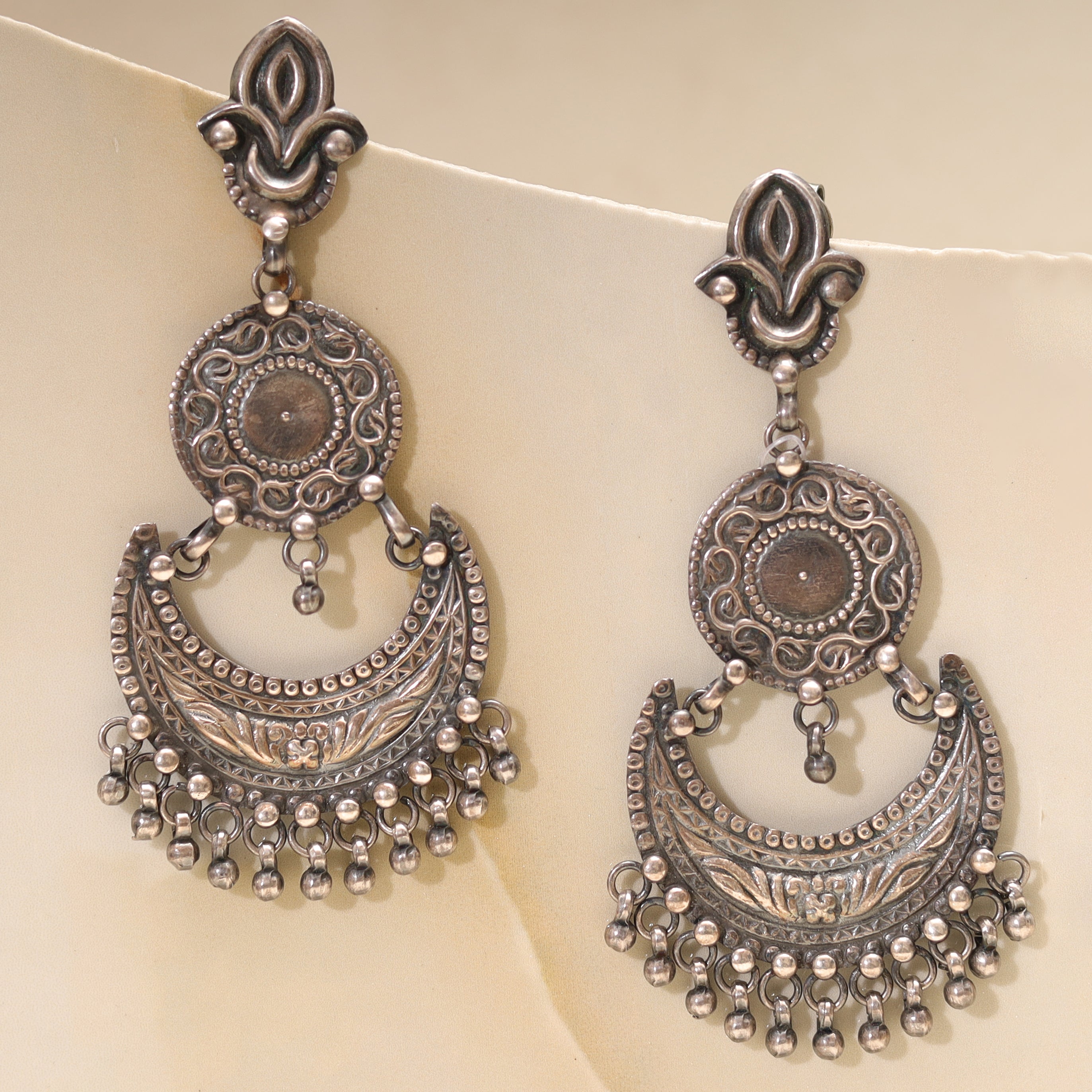 Silver Earrings MLJ-859