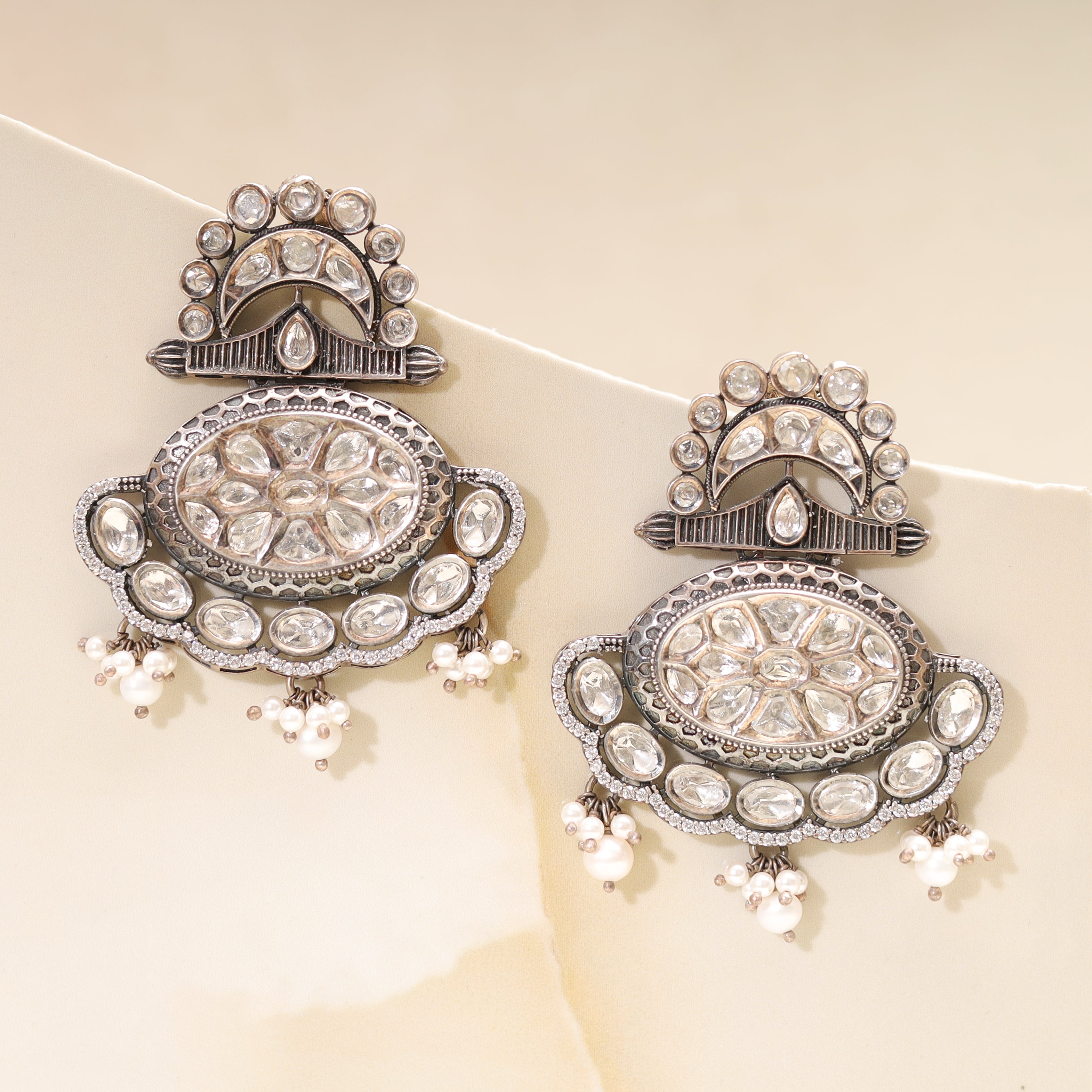 Silver Earrings MLJ-866